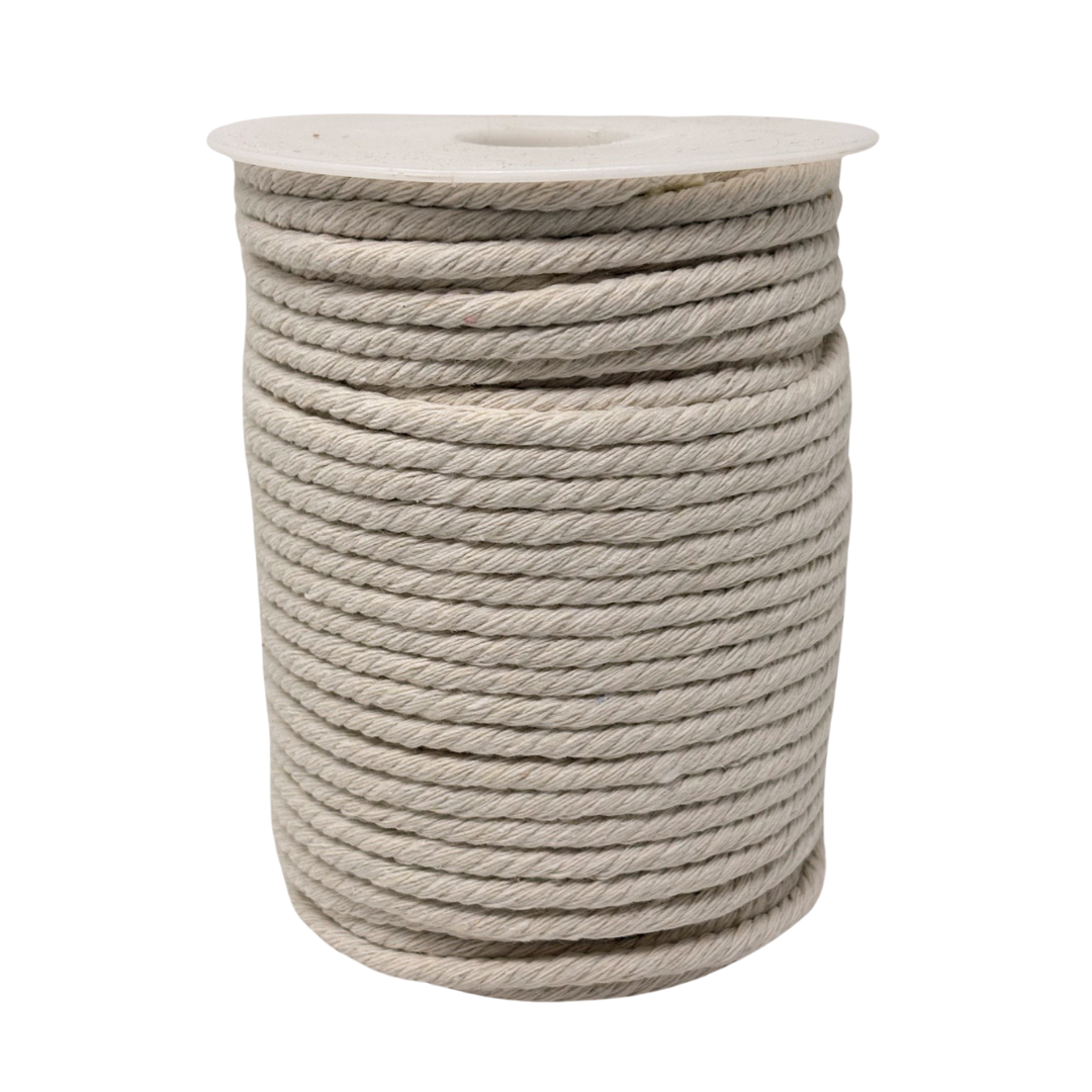 (014NT) Cordon trenzado 3/5 mm c/40 m natural