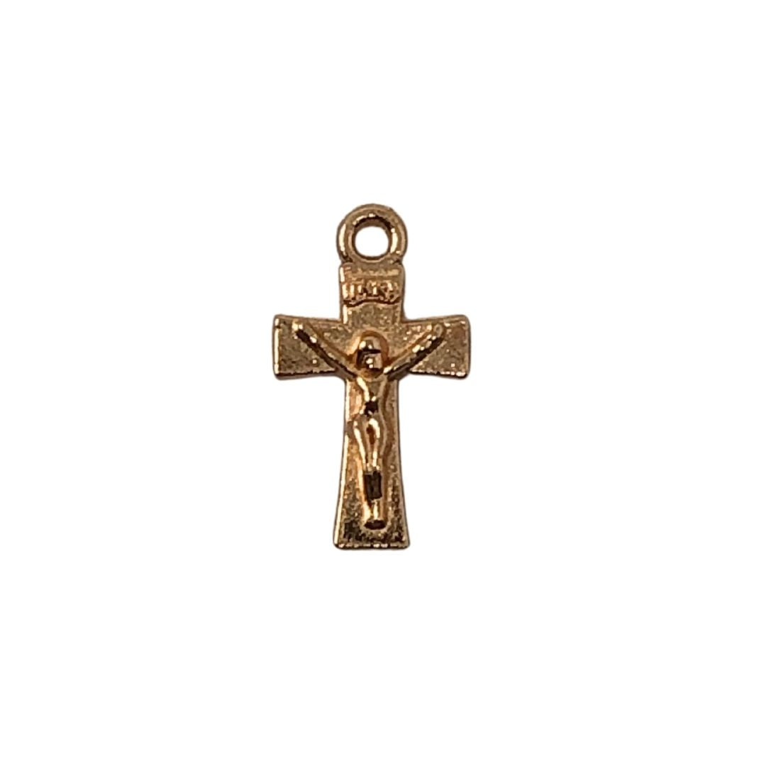 Dijes de cruces de madera/metal