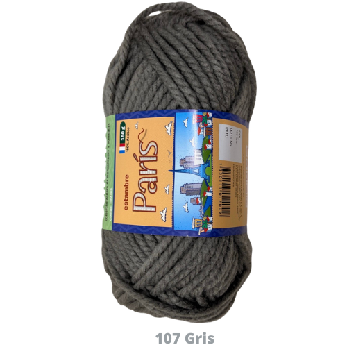 Estambre Paris 150 Gr Gris