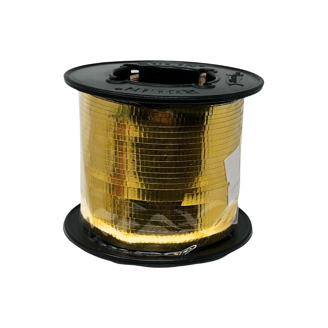 Curly metalico rollo c/100 m
