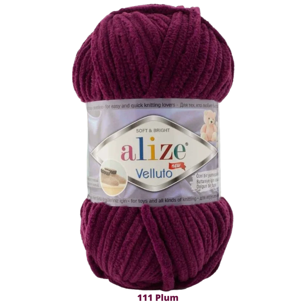 Velluto 100 Gr C-111 Plum