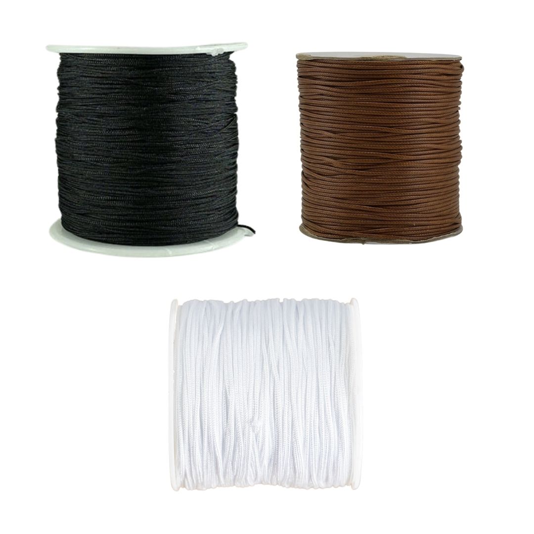 Cordon chino 1 mm c/100 mt dif colores