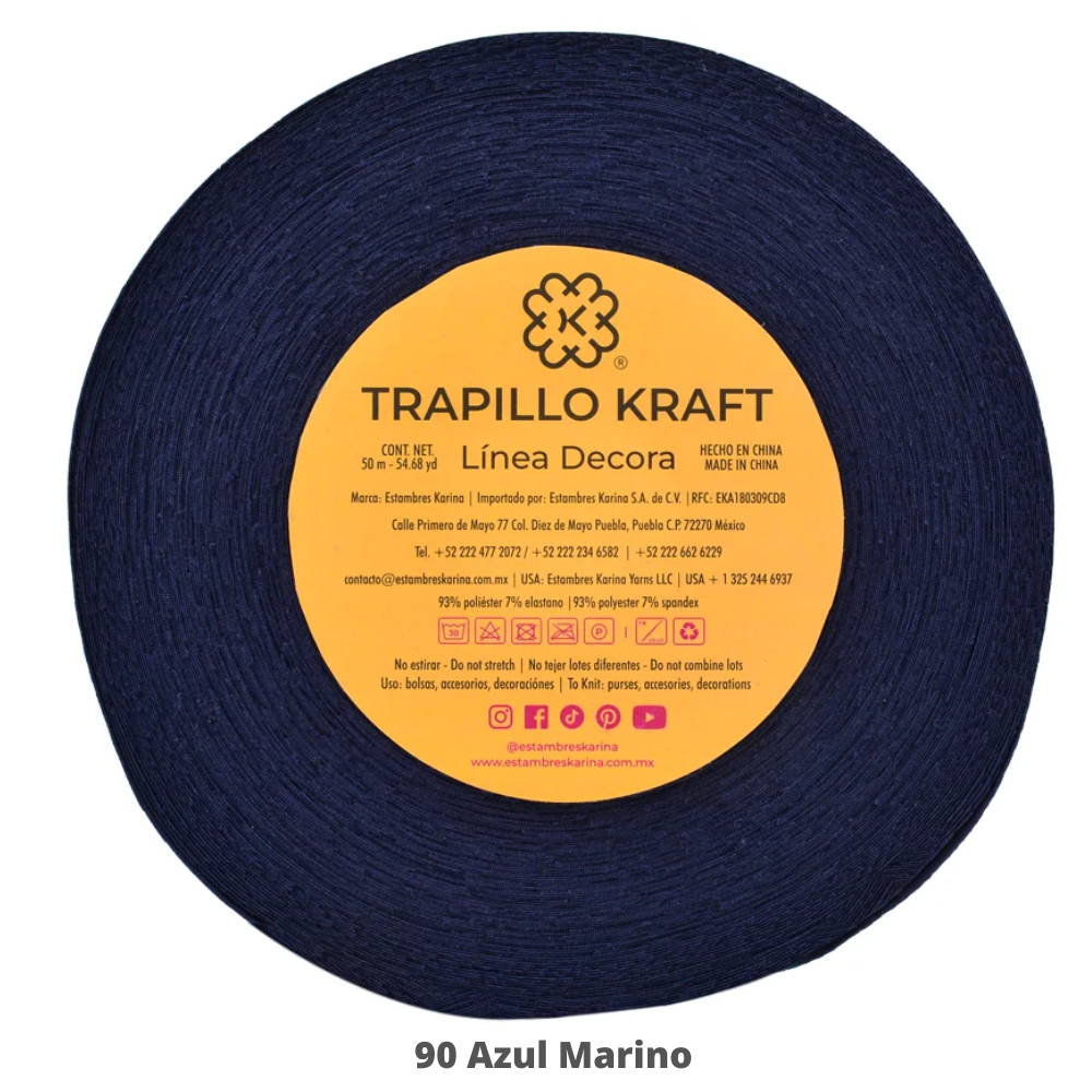 Trapillo Kraft 180 Gr Aprox C-90 Marino