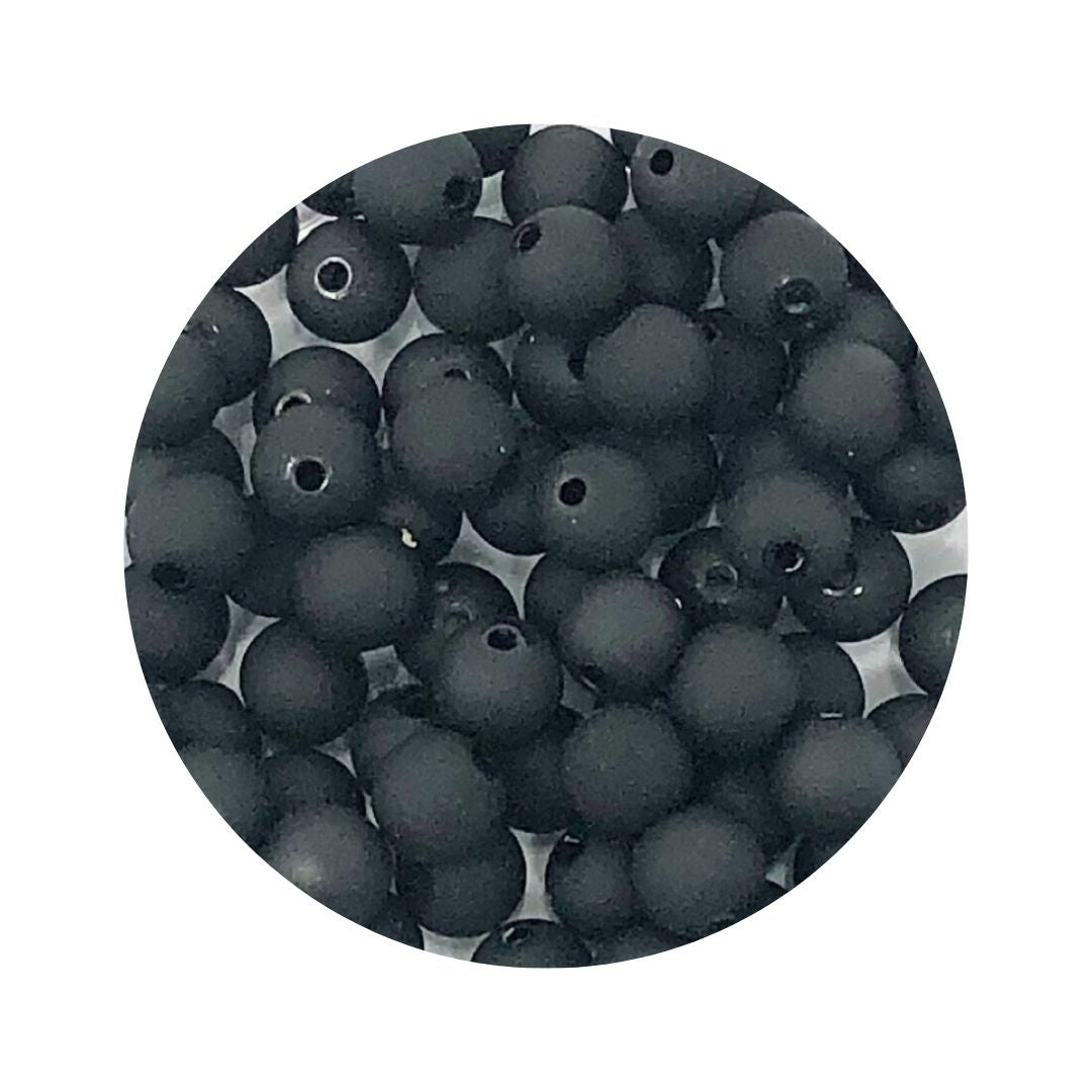 (2038-8) Perla plastica 8 mm 25 gr blanca/beige