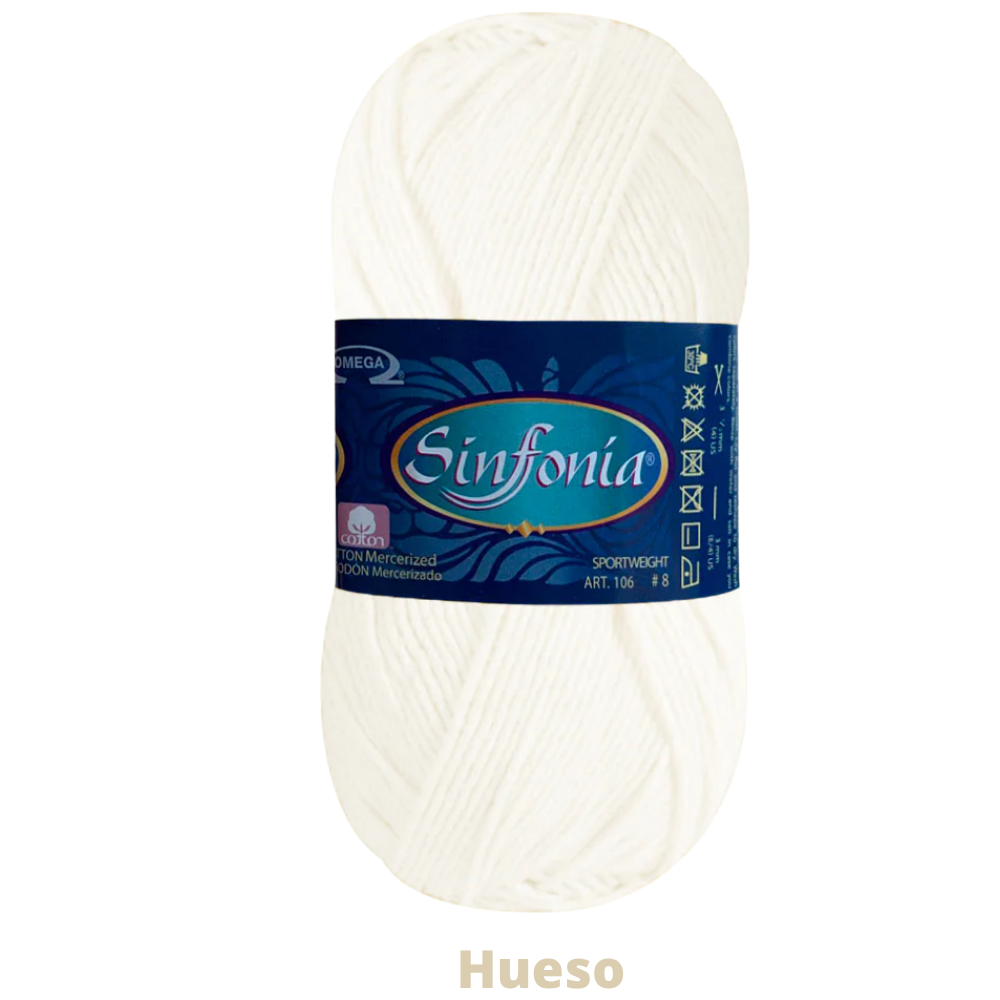 Hilaza Sinfonia C-802 Hueso 100 Gr