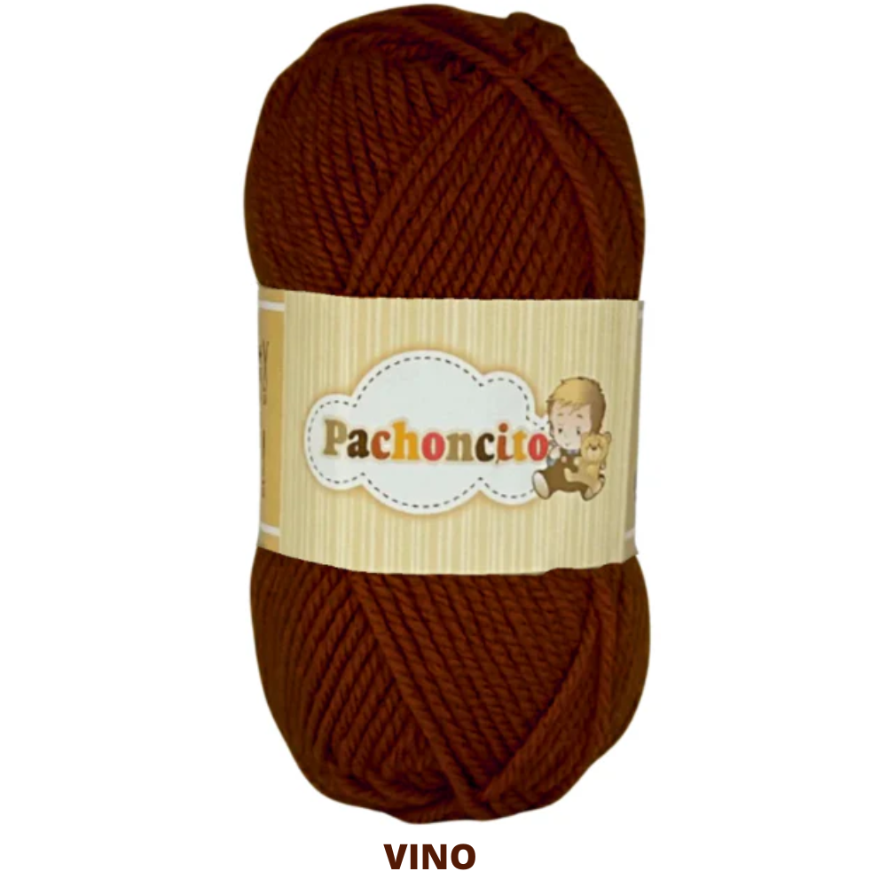 Estambre Pachoncito 200 Gr 8618 Vino