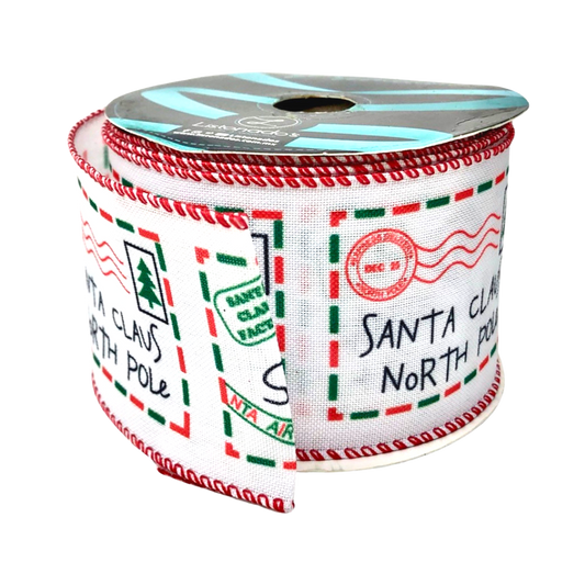 (2206-CTA) Liston Carta Santa Claus 6.3cm X 9.1 mts.