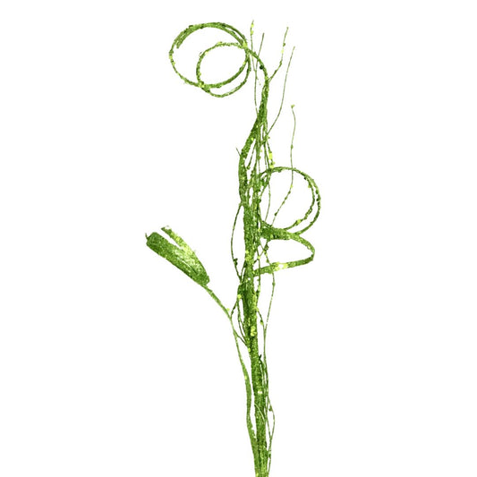 (229-5336) Follaje espiral escarchado 55 cm