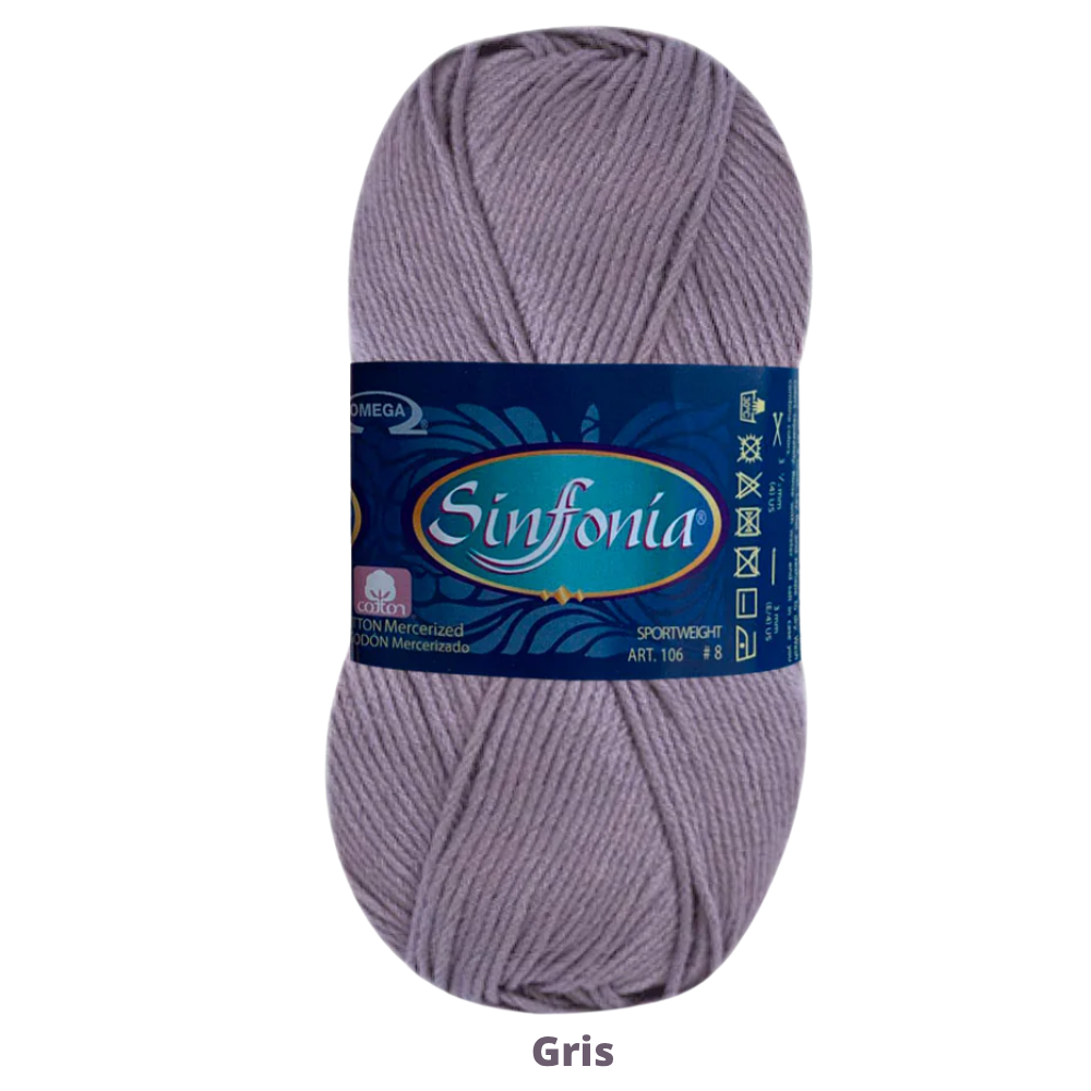 Hilaza Sinfonia C-886 Gris 100 Gr