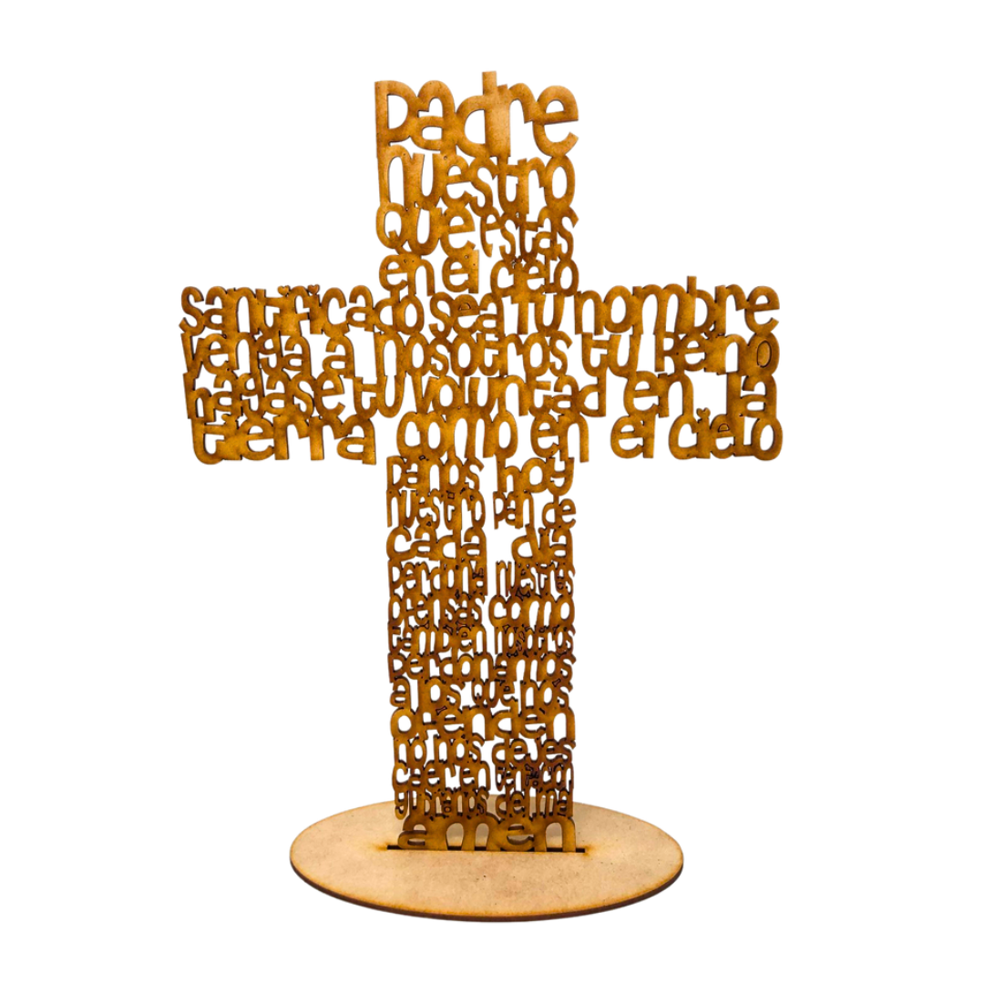 Cruces laser padre nuestro