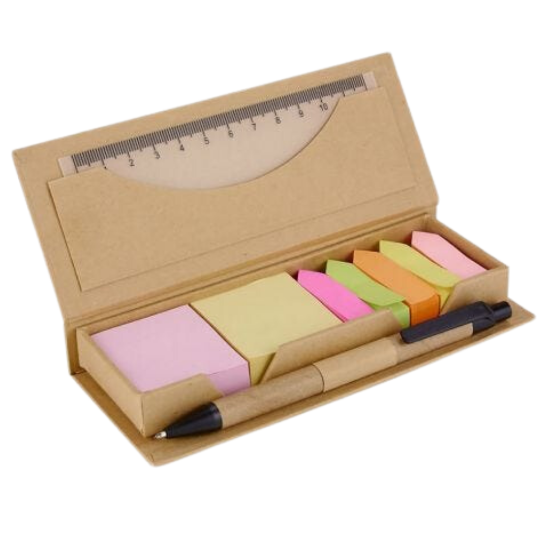 (24361) Porta notas con plumas 15.4 cm x 6 cm