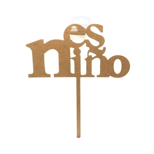 Topper para pastel es niña/niño