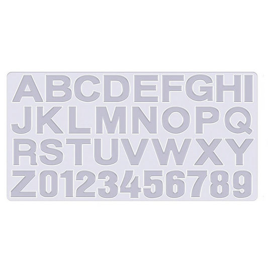 (25652) Molde de Silicón Letras 36X19.5cm