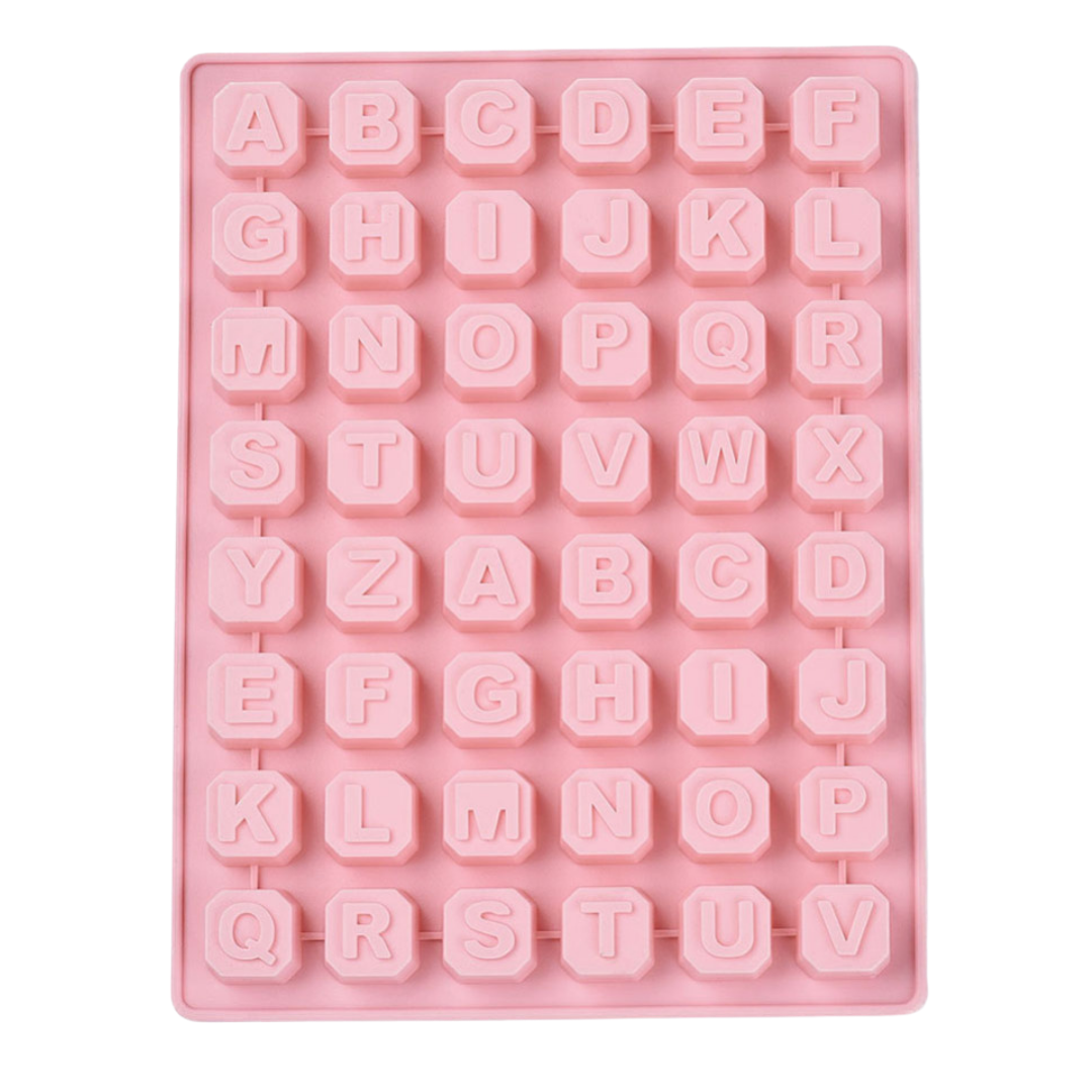 (26418) Molde silicon letras cubo