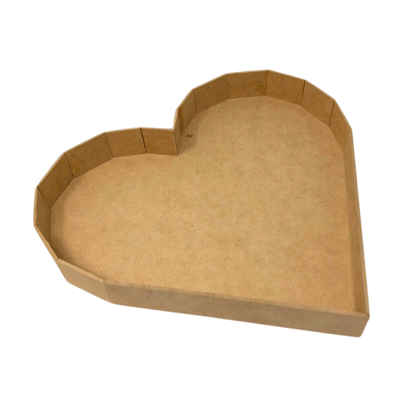 (4815) Base de madera corazon 26 x 27 x 3.5 cm