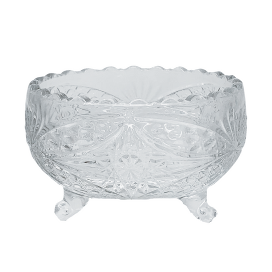 (28452) Bombonera de vidrio, 11 x 7 cm