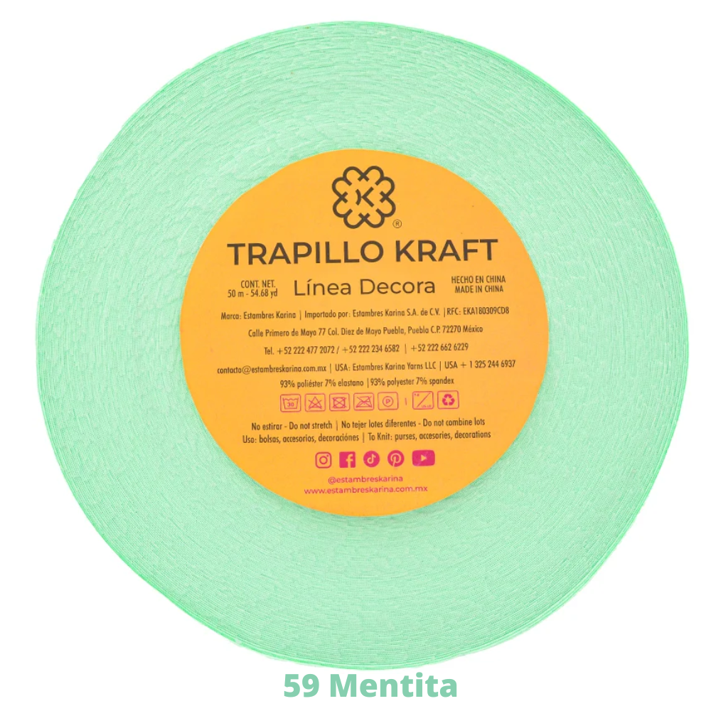 Trapillo Kraft 180 Gr Aprox C-59 Mentita