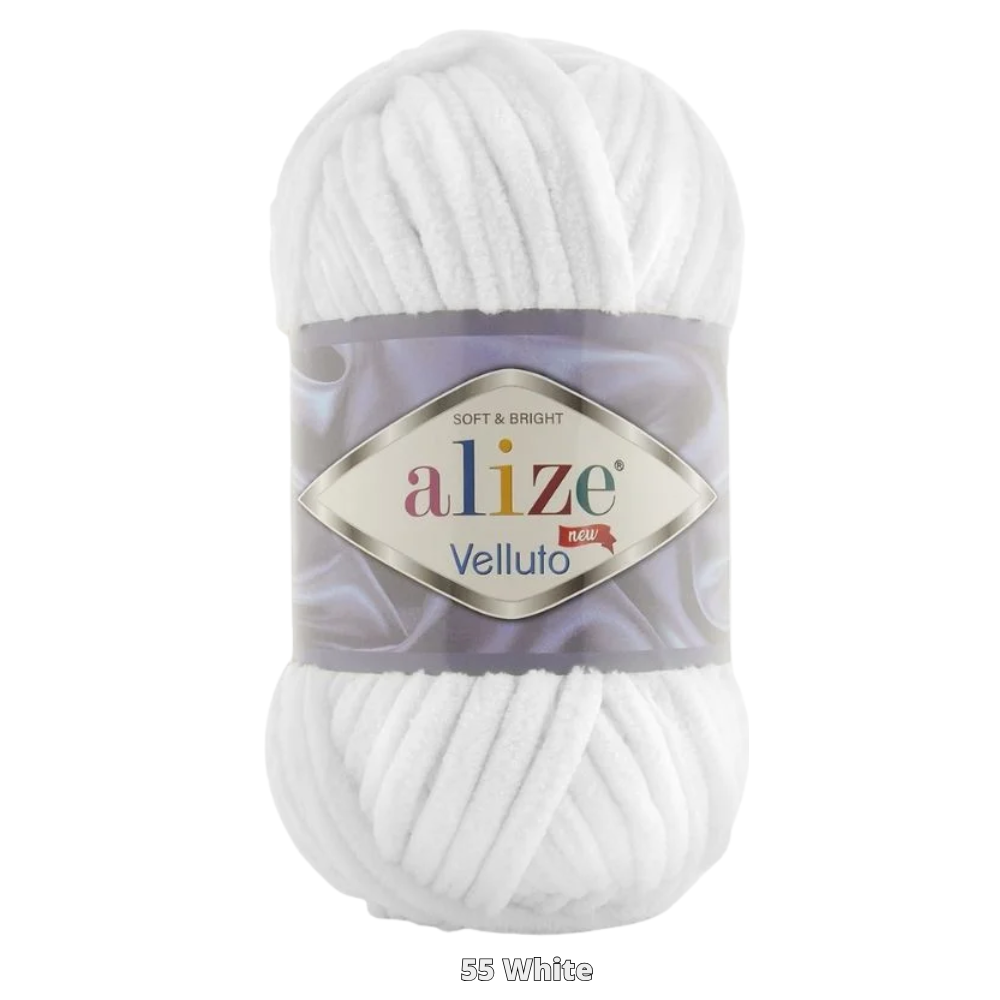 Velluto 100 Gr C-55 White