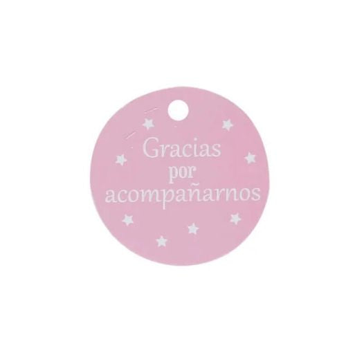 (8501) Tarjeta de agradecimiento 3.5x3.5 cm 24 pz, varios diseños
