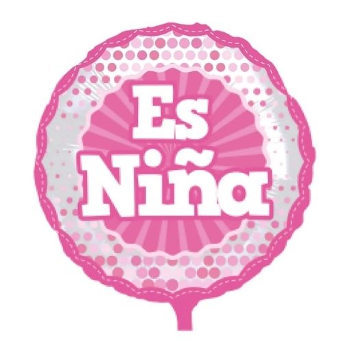 (8424) Globo impreso 46 cm es niño/niña
