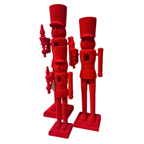 Cascanueces terciopelo Rojo 40cm/50cm/60cm
