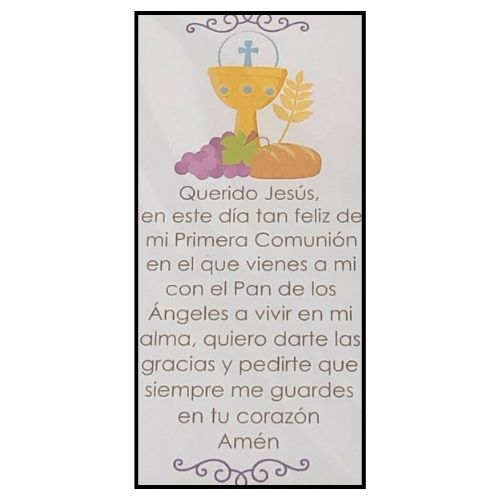 (9916) Oración c/10 mi primera comunion
