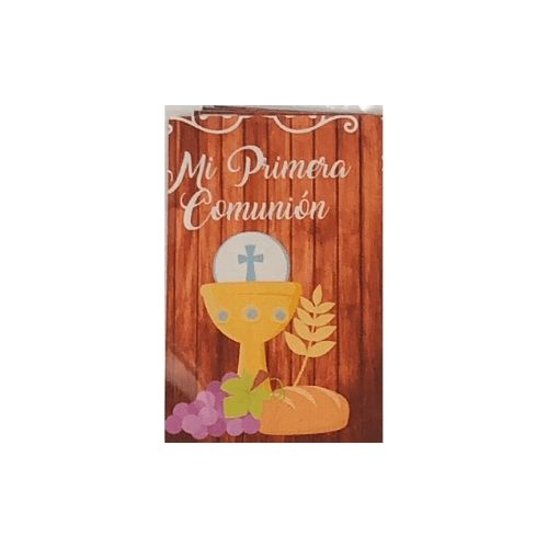 (9920) Tarjeta sticker vertical 3.5X5.5 C/10 mi primera comunion
