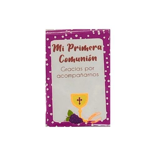 (9920) Tarjeta sticker vertical 3.5X5.5 C/10 mi primera comunion