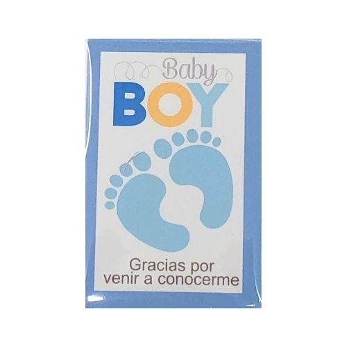 (9920) Calcomonia Baby Boy piesitos c/10 pz
