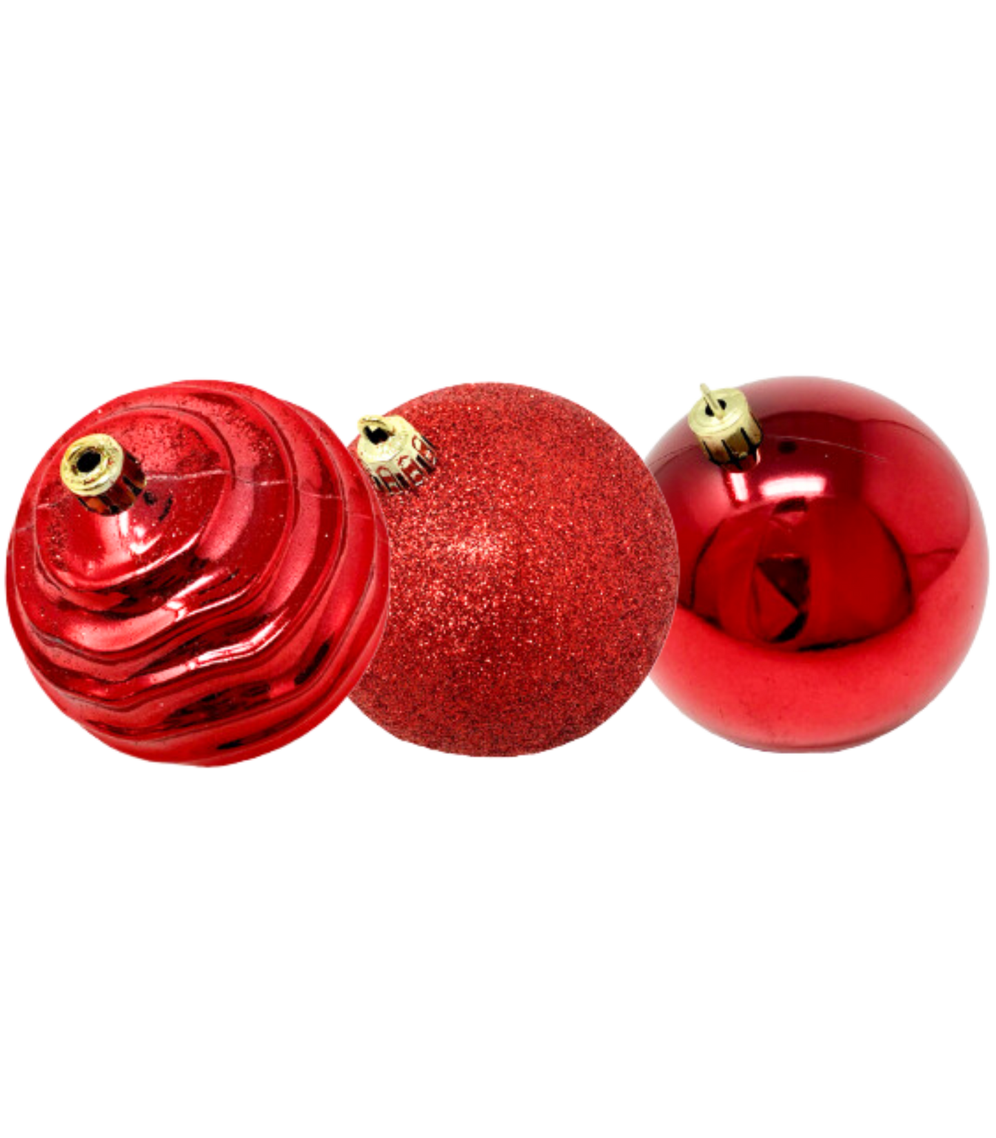 (BHK01004R) Pack de esferas de 8cm c/9 pz rojo