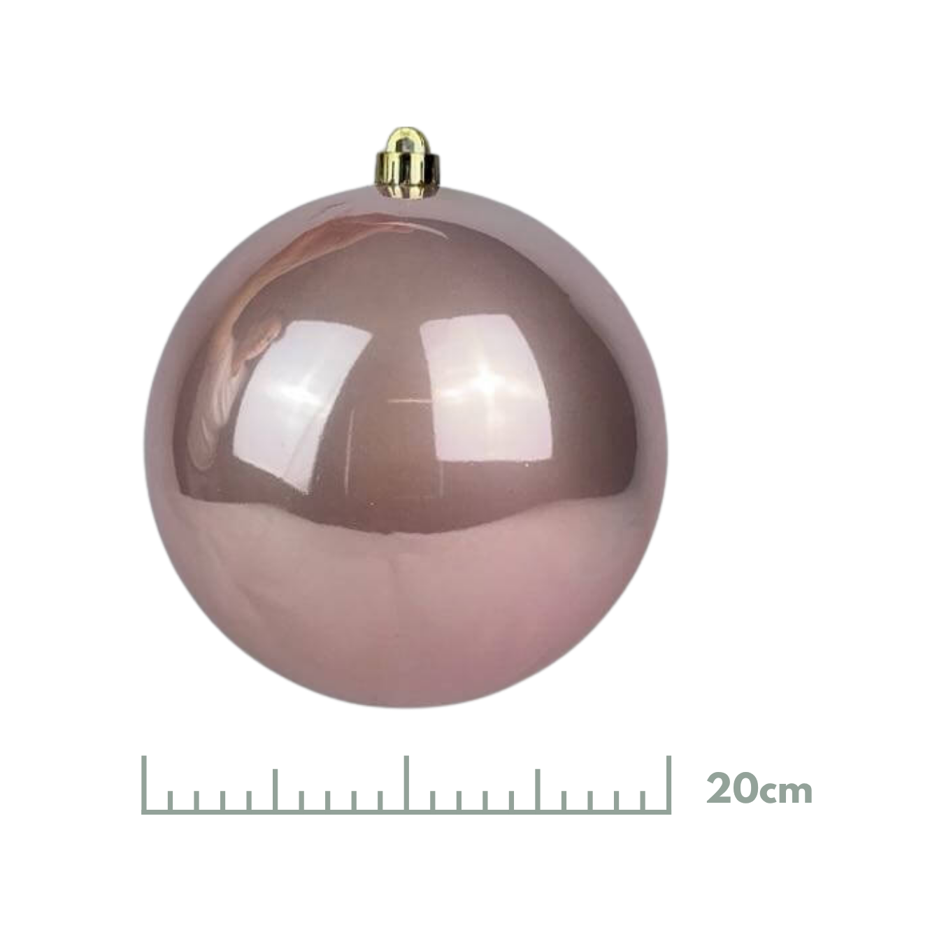 (BHK01265RSG) Esfera perlada 20 cm Rose Gold
