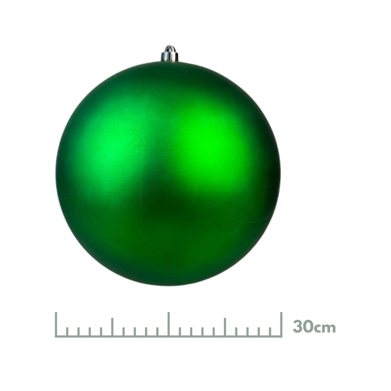 (BHK01268EDK) Esfera mate 30 cm verde oscuro