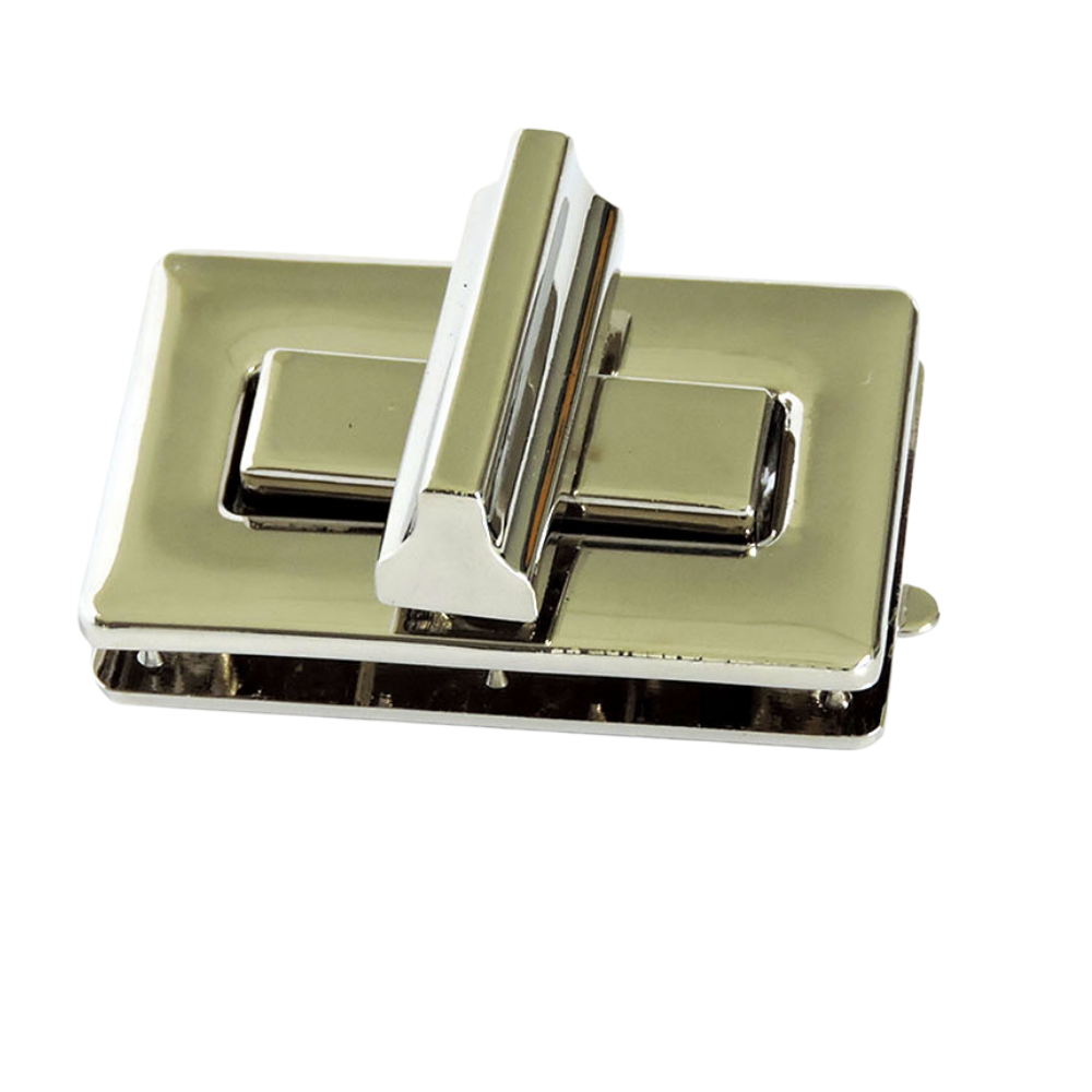 (1653) Broche Para Bolsa 3.8 Cm en Dorado y Plata