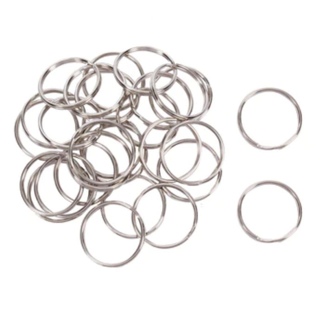 (C93228) Aro para llavero 28 mm sin cadena c/50 pz