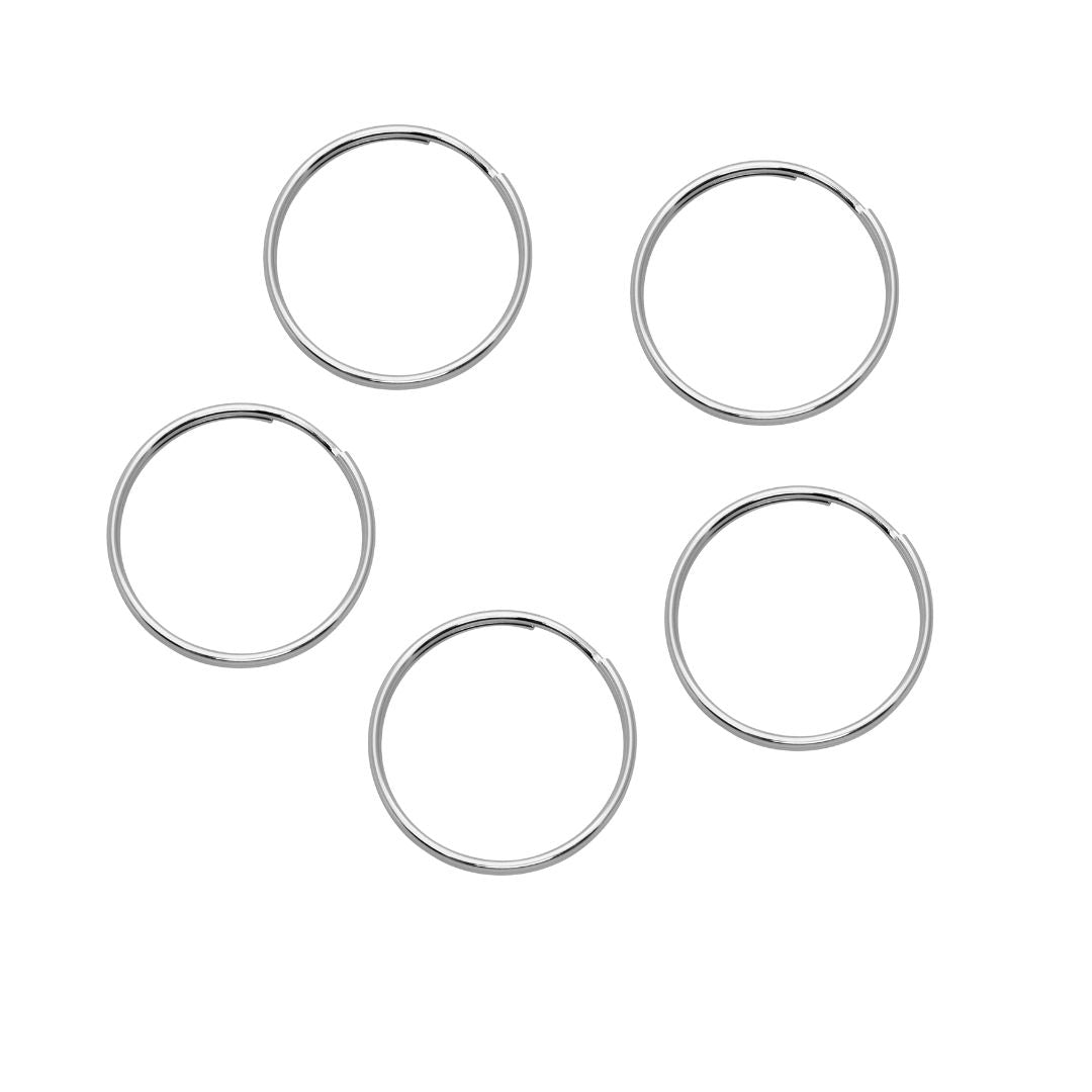 (C93228) Aro para llavero 28 mm sin cadena c/5