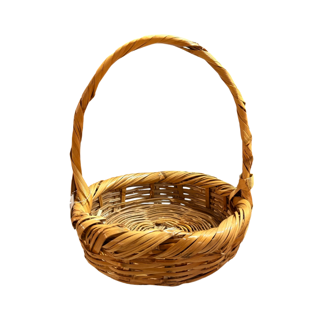 Canasta fina redonda chica 26 x 9 cm