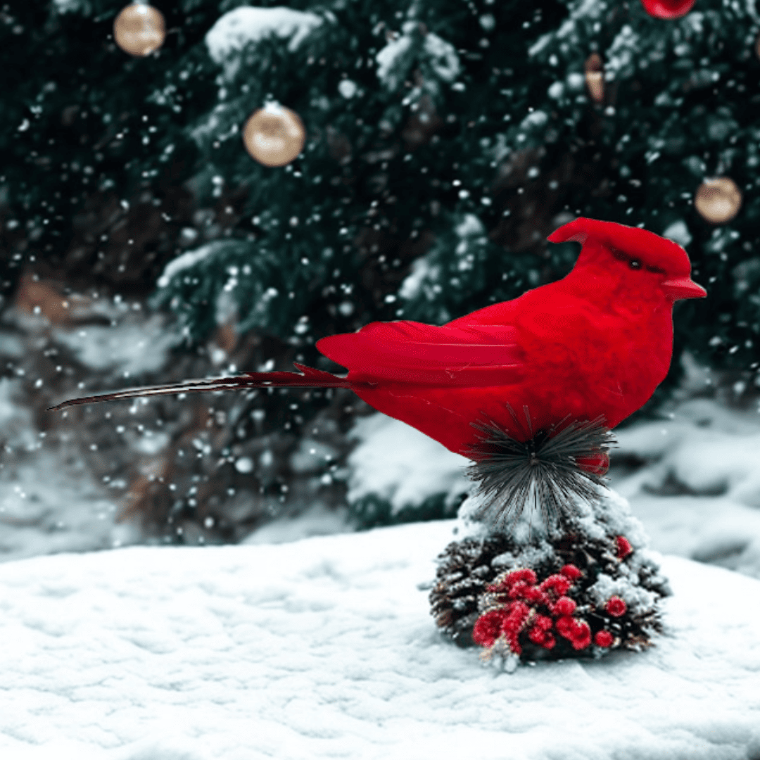 (CCY01141) PAJARO CARDENAL 24X13X4CM