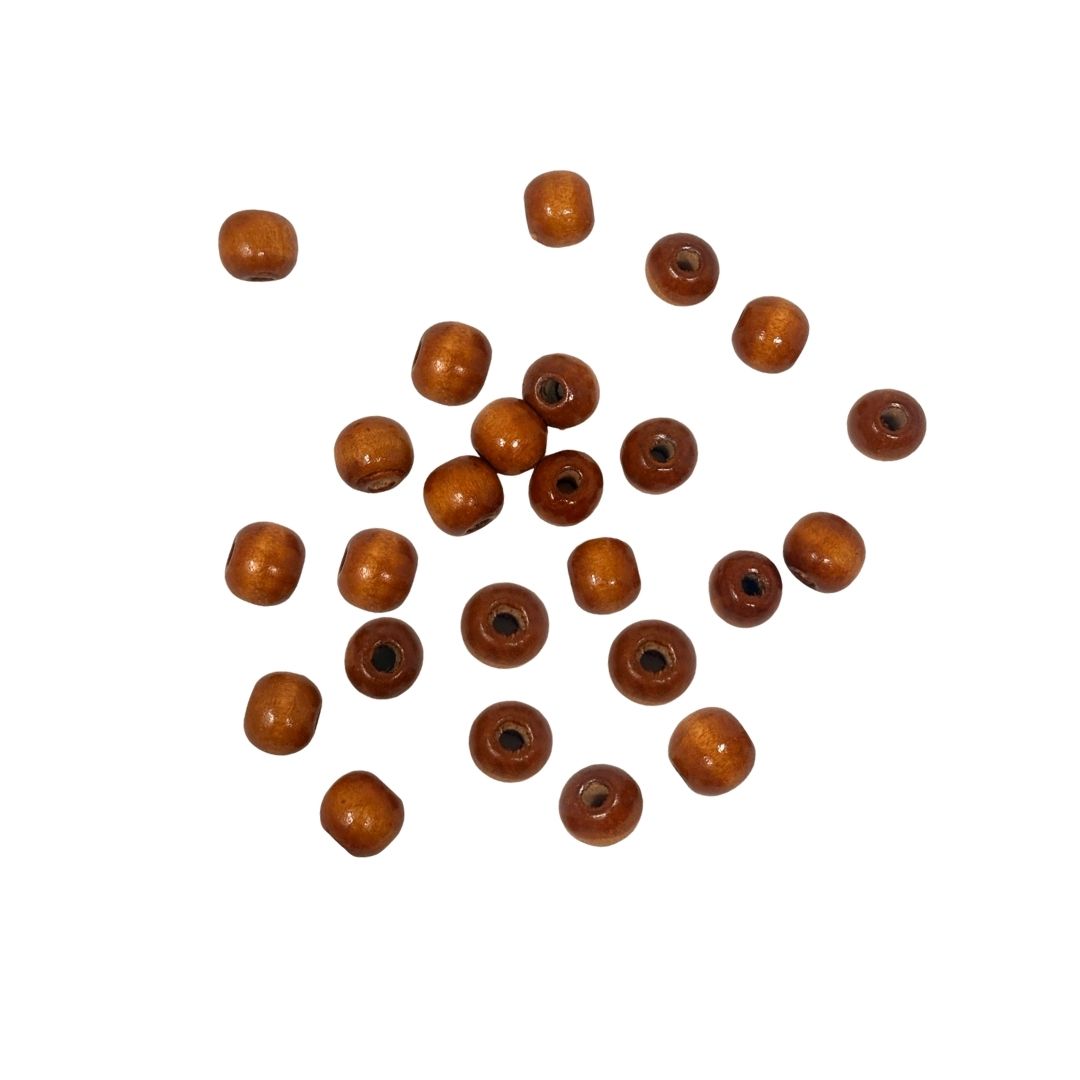 (CNA0008) Cuenta de madera 11 x 12 mm 20 gms