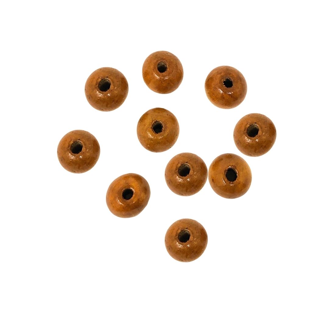 (CNA0009) Cuenta de madera 18x20 mm c/10