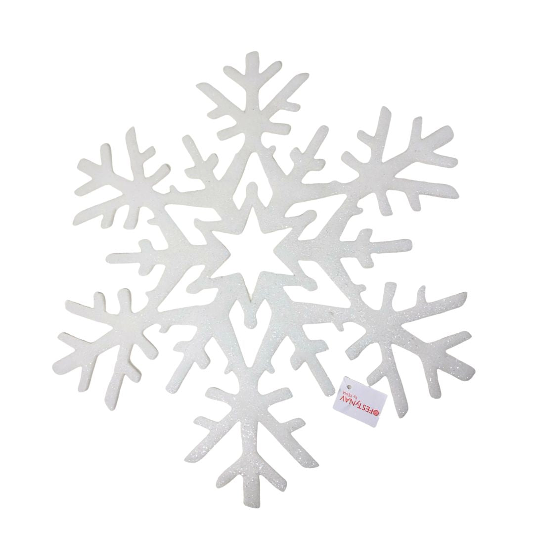 (COL1148BL) Colg. copo doble espuma 46 cm blanco
