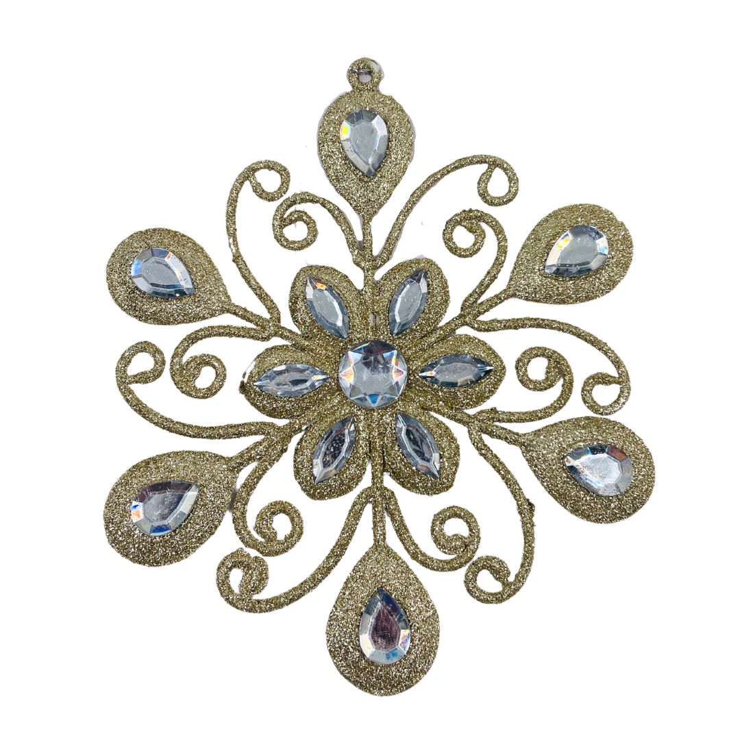 (COL224CP) Copo con piedra 15 cm champagne