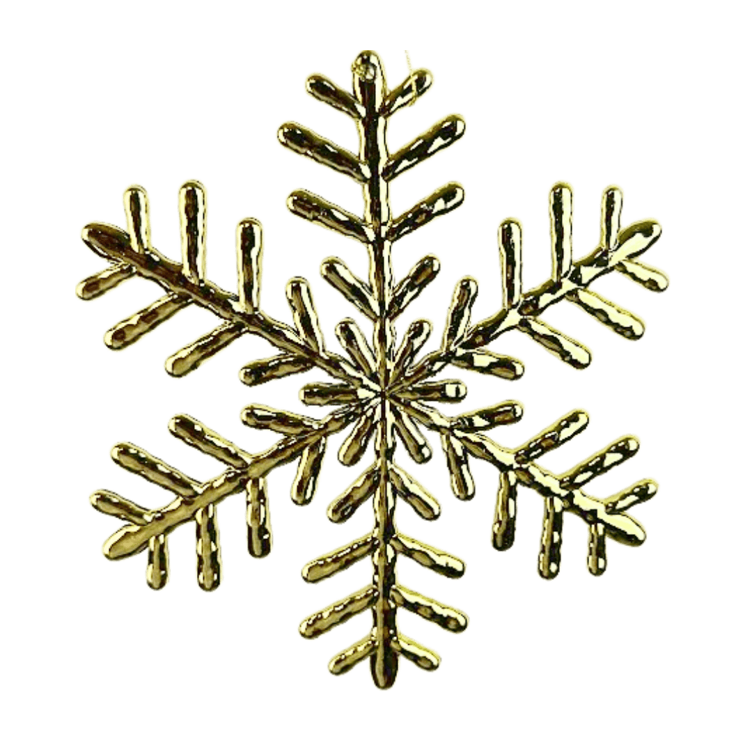 Copo de nieve 20 cm Oro/Plata