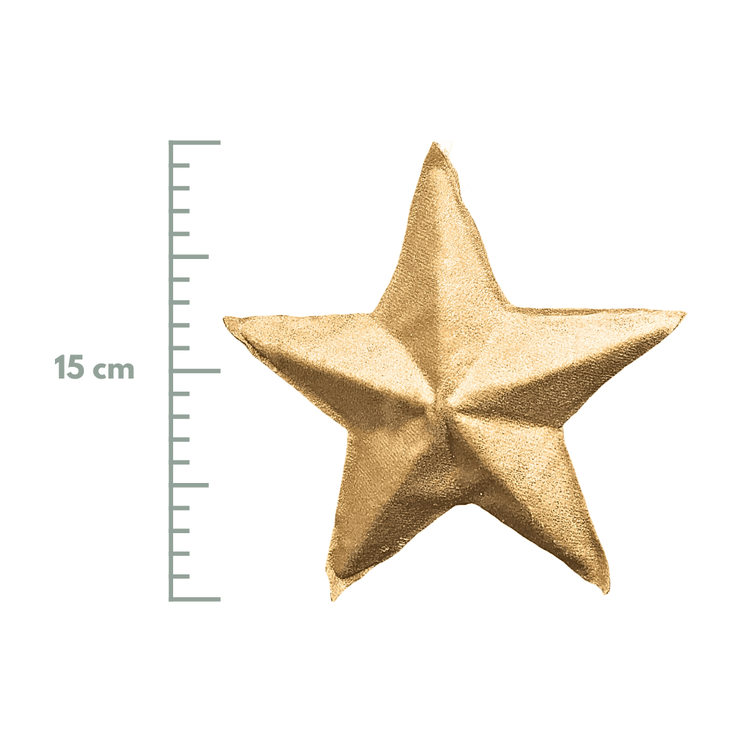 (CCY0218G) Estrella vinil 15 cm oro