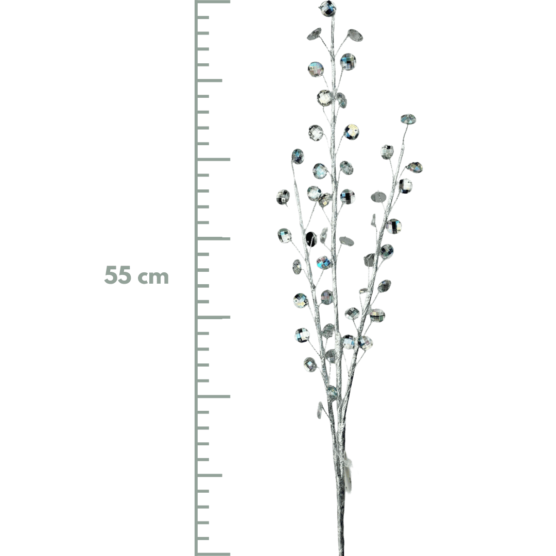 (DTI0200) Follaje cristal 55 cm