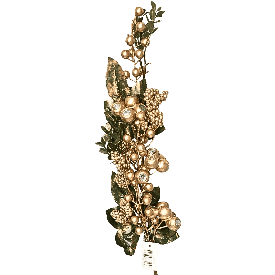 (DTI0327G) Follaje lux 70 cm oro