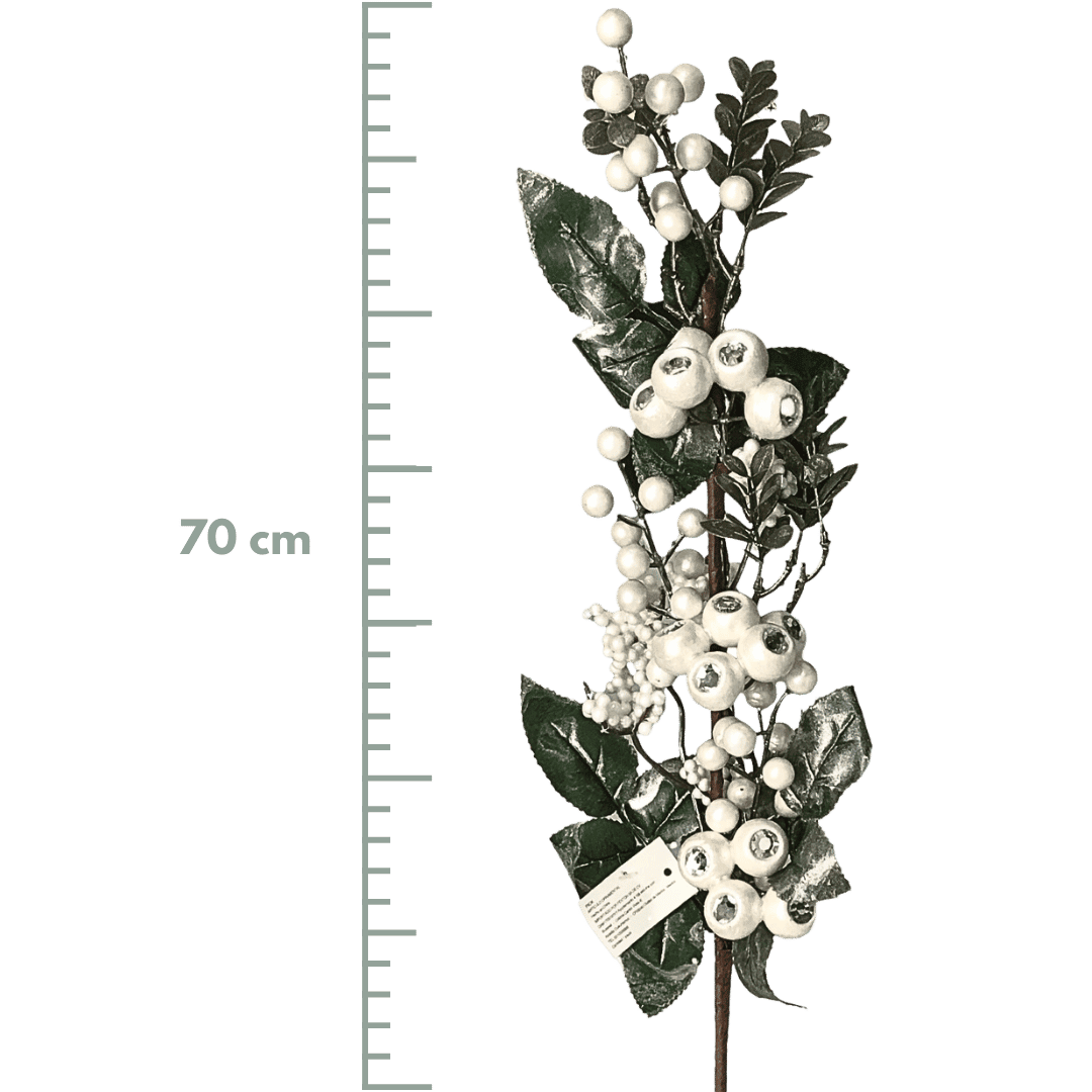 (DTI0327W) Follaje lux 70 cm blanco