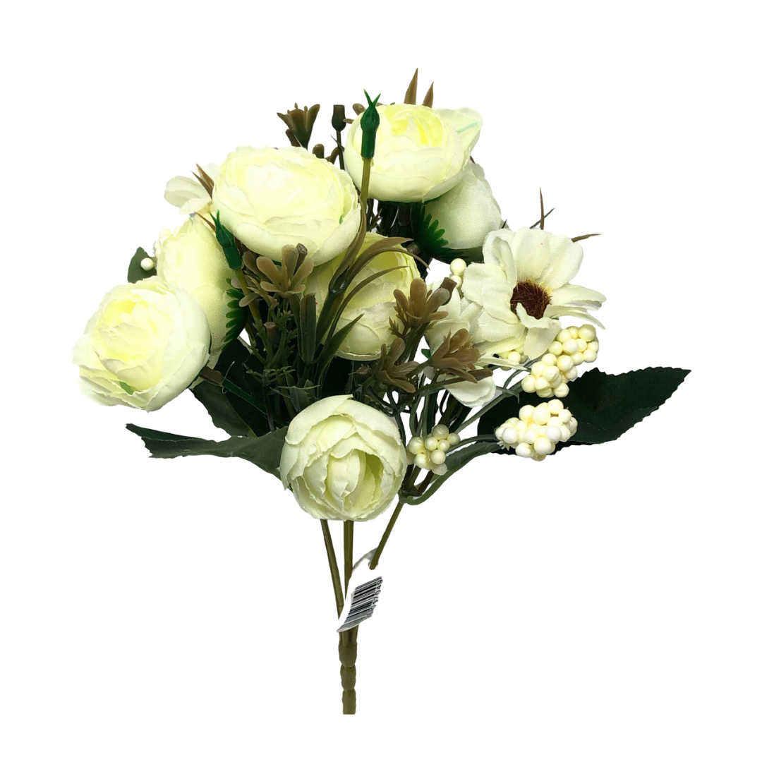 (FC00744) Ramito de ranunculus y margarita