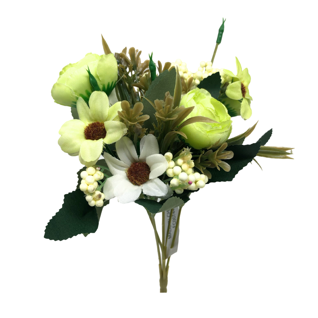 (FC00744) Ramito de ranunculus y margarita