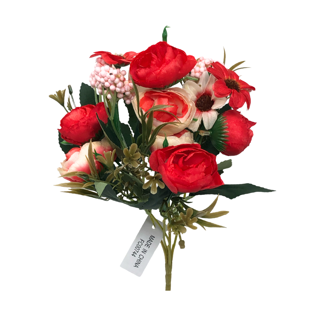 (FC00744) Ramito de ranunculus y margarita