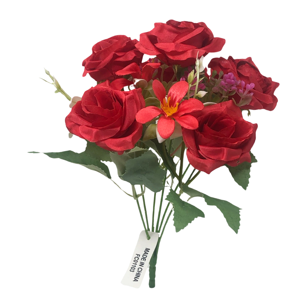 (FC01103) Ramito de rosas x6